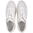 Tod's Womens Leather Sneakers in White/Silver XXW12A0T490GNY0351