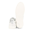 Tod's Womens Leather Sneakers in White/Silver XXW12A0T490GNY0351