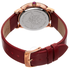 Burgi Mother Of Pearl Dial Ladies Leather Watch BUR159RD