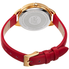 Burgi Quartz Crystal Silver Dial Ladies Watch BUR161RD