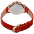Burgi Quartz Diamond Red Dial Ladies Watch BUR257RD