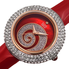 Burgi Diamond Red Dial Ladies Watch BUR209RD