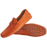 Tod's Men's Dark Orange Leather Moccasins XXM0GW05470RE0G804