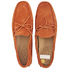 Tod's Men's Dark Orange Leather Moccasins XXM0GW05470RE0G804