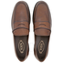 Tod's Men's  Semi-Glossy Leather Loafers in Cocoa XXM0XX00010D9CS801