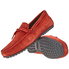 Tod's Men's Dark Terracotta Nubuck Leather Moccasins XXM0LR00051RE0G834
