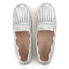 Tod's Womens Ballerina Flats in Silver XXW0FW0P220SV0B200