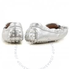 Tod's Womens Ballerina Flats in Silver XXW0FW0P220SV0B200