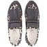 Tod's Womens Knotted Fringed Sneakers in Black/White XXW0YO0P250FAC0002
