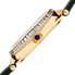 Burgi Green Dial Leather Ladies Watch BUR202GN