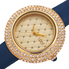 Burgi Ladies Argyle Dial Swarovski Crystal Glamor Strap Watch BUR207BU