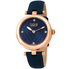 Burgi Quartz Diamond Blue Dial Ladies Watch BUR196BU