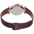 Burgi Quartz Purple Dial Ladies Watch BUR263PU