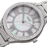 Burgi Quartz White Dial Ladies Watch BUR185SS