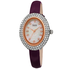 Burgi Quartz White Dial Ladies Watch BUR234PU