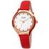 Burgi Quartz White Dial Ladies Watch BUR248RD