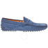 Tod's Men's Captain Blue Gommini Moccassin Driver Shoes XXM0EO00010VEKU821