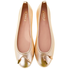 Tod's Womens Ballerina Flats in Gold XXW0YH0P770Y70G203