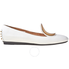 Tod's Womens Ballerina Flats in Lime White XXW0UK0I440TOPB015