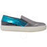 Tod's Womens Sneakers in Silver/Black/Grey XXW0XK0O330CQL0AL4