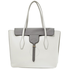 Tod's Ladies Tote bag Joy Light Gray New Joy Tote Large Bicolr XBWANXA0300RIB8Z38