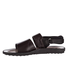 Tod's Men's Leather Sandals in Dark Brown/Black XXM10A0S450FWE0531