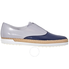 Tod's Womens Espadrilles Leather Slip On Shoes in Dark Galaxy/Medium Cement XXW0TV0J9807WR078Q