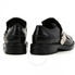 Tod's Womens Fringed Leather Loafers in Black/ White XXW0ZP0R130EFX0G45