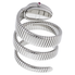 Bvlgari Serpenti Tubogas Silver Opaline Dial Ladies Watch 101911