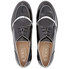 Tod's Womens Leather Lace-Up  Shoes in Black/ White XXW0VK0L4907LW0002