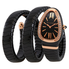Bvlgari Serpenti Spiga Black Lacquered Dial Ladies Watch 102885