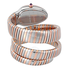Bvlgari Serpenti Tubogas Silver Opaline Dial Quartz Ladies Watch 102236