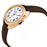 Cartier Cle Automatic Flinque Sunray Dial Ladies Watch WGCL0010