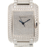 Cartier Tank Anglaise Diamond Pave 18kt White Gold Automatic Men's Watch HPI00561
