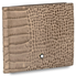 Montblanc Meisterstuck Selection 6cc Leather Wallet- Taupe 113342