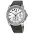 Cartier Calibre De  Silver Dial Men's Watch W7100037