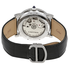 Cartier Rotonde Cartier Automatic Chronograph Silver Dial Black Leather Men's Watch WSRO0002