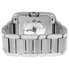 Cartier Tank Anglaise Silver Dial Stainless Steel Men's Watch W5310008