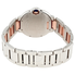 Cartier Ballon Bleu Silver Diamond Dial Steel and 18K Pink Gold Automatic Ladies Watch W3BB0007