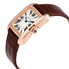 Cartier Tank Anglaise Silvered Flinque Dial Ladies Watch W5310042