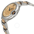Cartier Ballon Bleu Stainless Steel and 18kt Rose Gold Ladies Watch WE902053