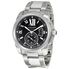 Cartier Calibre de  Black Dial Men's Watch W7100016