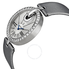 Cartier Captive De Cartier Silver Dial 18kt White Gold Diamond Silver Satin Ladies Watch WG600012