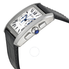 Cartier Tank MC Chronograph Silver Dial Black Leather Men's Watch W5330007