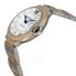 Cartier Ballon Bleu Silver Diamond Dial Steel and Rose Gold Ladies Watch WE902078