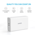 Anker 60W 6-Port USB Wall Charger, PowerPort 6 for iPhone 7 / 6s / Plus, iPad Pro / Air 2 / mini, Galaxy S7 / S6 / Edge / Plus, Note 5 / 4, LG, Nexus, HTC and More