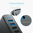 Anker Quick Charge 3.0 63W 5-Port USB Wall Charger, PowerPort Speed 5 for Galaxy S7 / S6 / Edge / Plus, Note 5 / 4 and PowerIQ for iPhone 7 / 6s / Plus, iPad Pro / Air 2 / mini, LG, Nexus, HTC & More