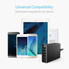 Anker PowerPort 6 60W Wall Charger, 6 USB Ports, High-Speed Charging with PowerIQ and VoltageBoost