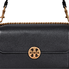 Tory Burch Chelsea Convertible Pebbled Leather Shoulder Bag- Black 48735-001