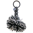 Bottega Veneta Ladies Keycase Gray/Black KeycKeyring Fringe 531971 VBLO0 1950